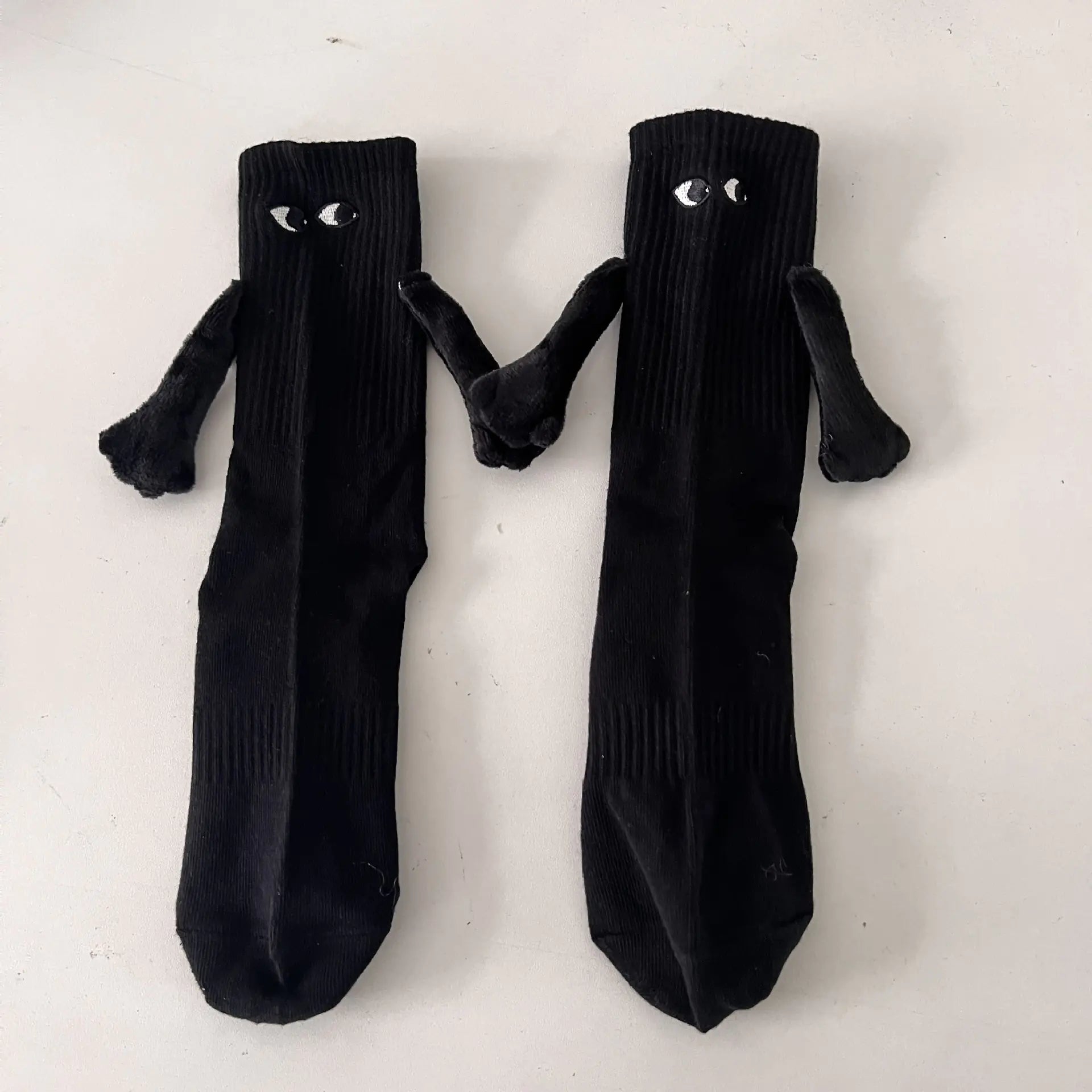 Magnetic Couple Socks with Creative Embroidery Design